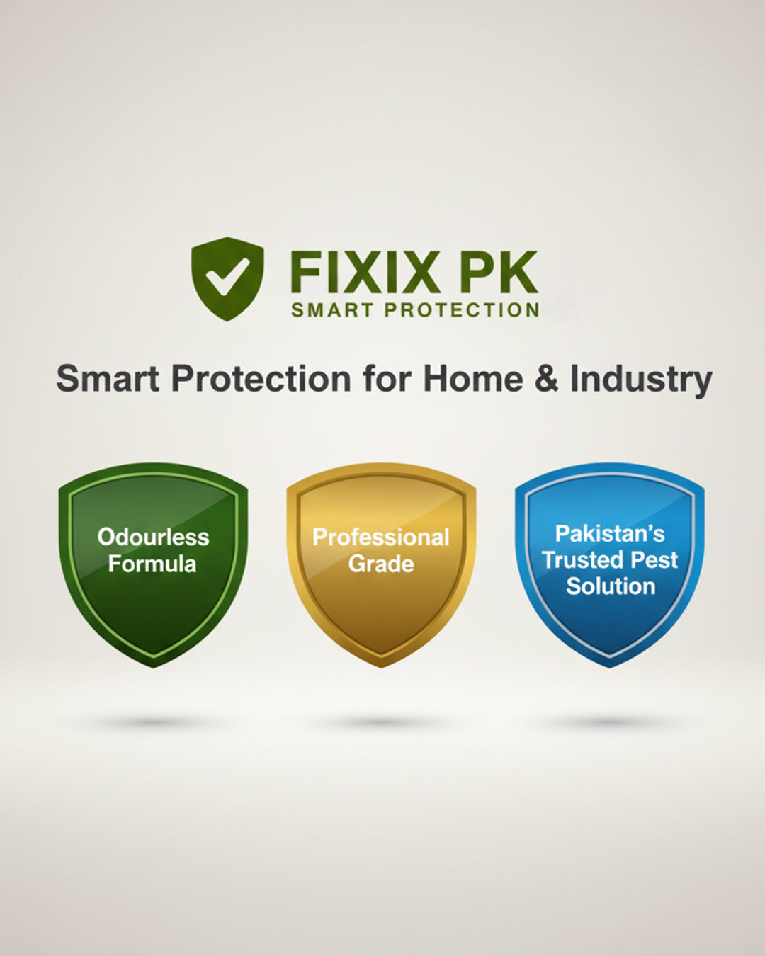 FIXIX PK Ultimate Pest Control Pack Odourless Termite, Mosquito & Lizard Killer Kit