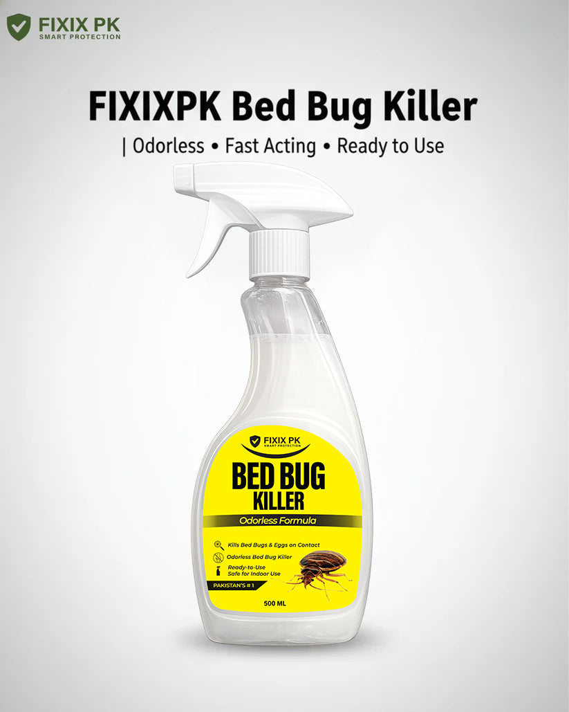 Bed Bug Killer Spray 500ml –  Kills Bed Bugs & Eggs (Indoor Safe) | FIXIX PK