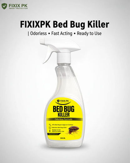 Bed Bug Killer Spray 500ml –  Kills Bed Bugs & Eggs (Indoor Safe) | FIXIX PK