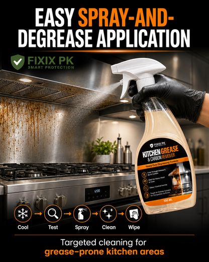 FIXIX PK Kitchen Grease & Carbon Remover