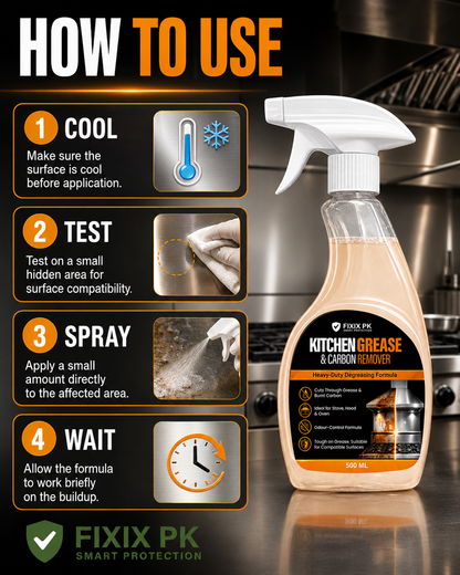 FIXIX PK Kitchen Grease & Carbon Remover