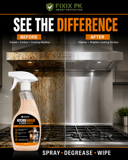 FIXIX PK Kitchen Grease & Carbon Remover