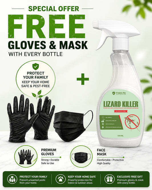 Lizard Killer – Odourless Instant Kill & Long-Lasting Repellent Spray For Indoors & Outdoors | FIXIX PK