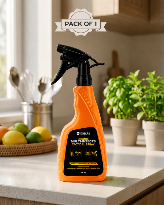 Ultimate Multi‑Insects Tactical Spray – 500ml | FIXIX PK (Kills Cockroaches, Mosquitoes, Ants, Spiders & Flies)
