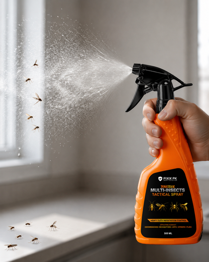 Ultimate Multi‑Insects Tactical Spray – 500ml | FIXIX PK (Kills Cockroaches, Mosquitoes, Ants, Spiders & Flies)