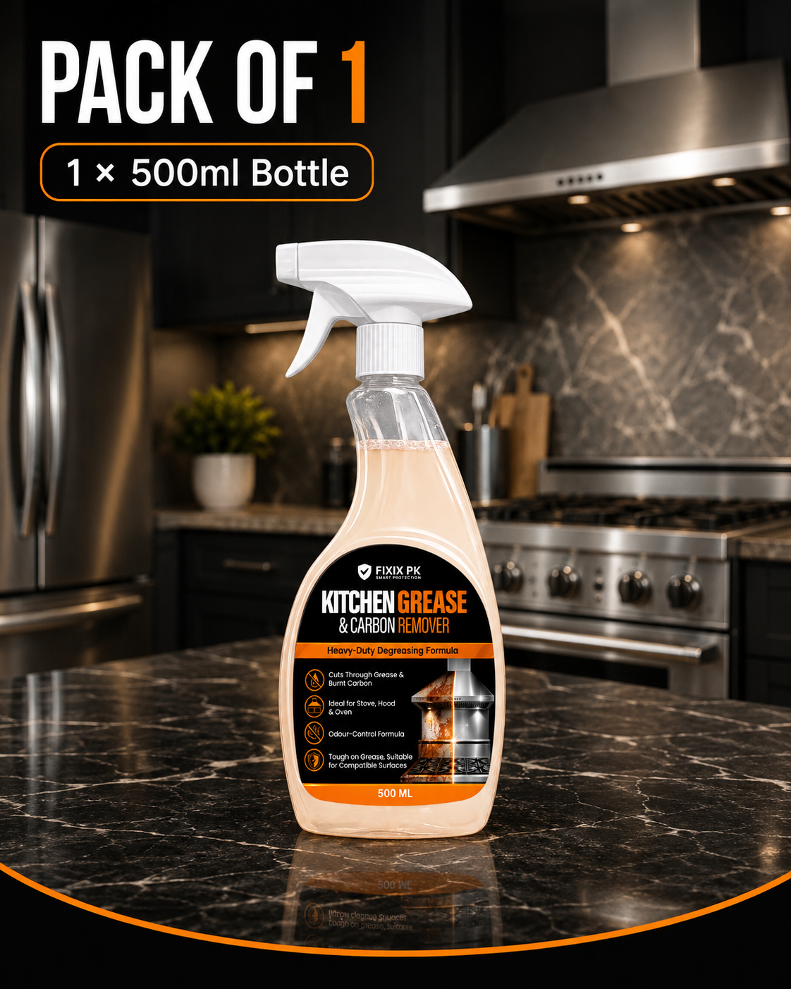 FIXIX PK Kitchen Grease & Carbon Remover