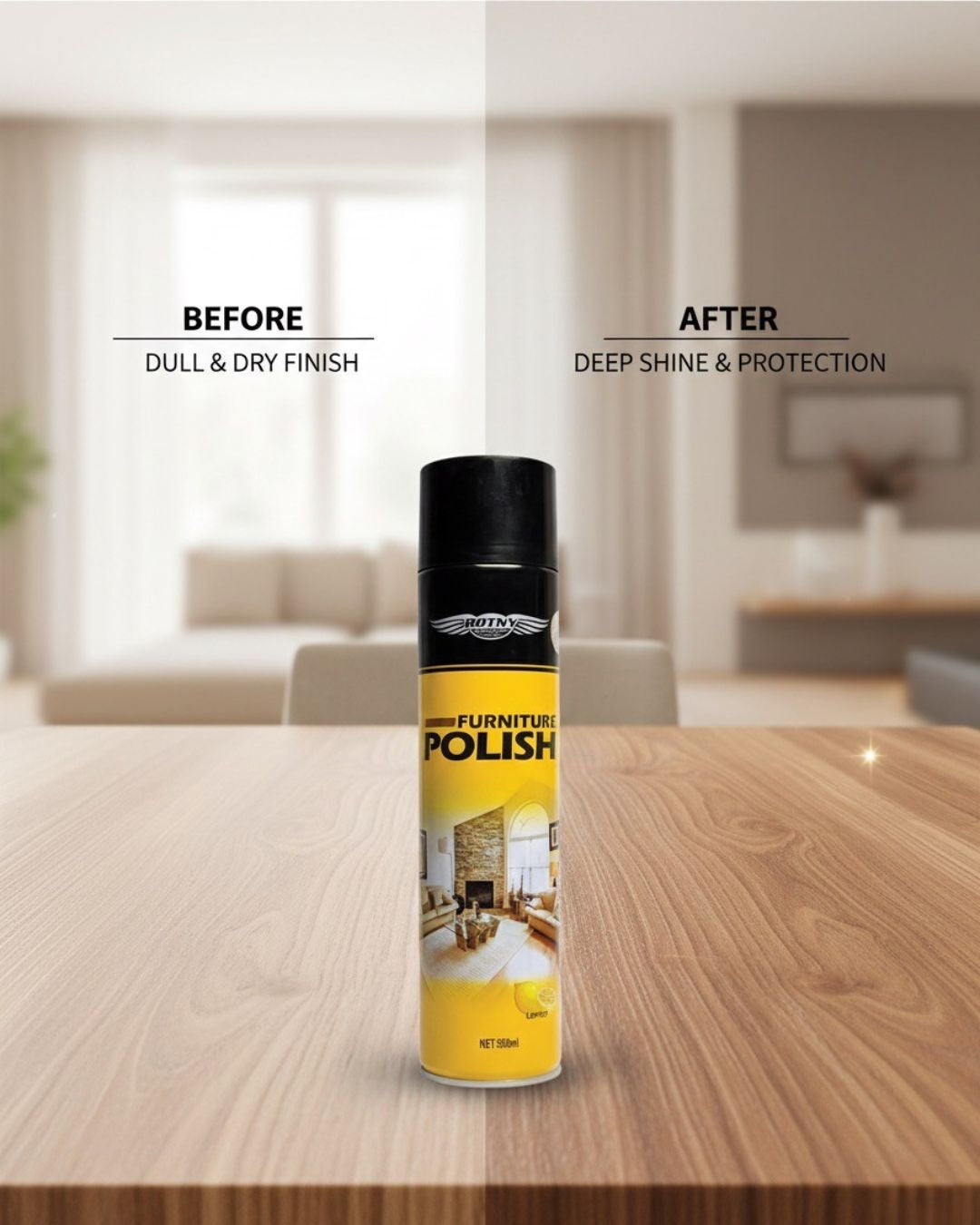 Furniture Polish Spray 650ml – Shine, Protect & Refresh | BOTNY