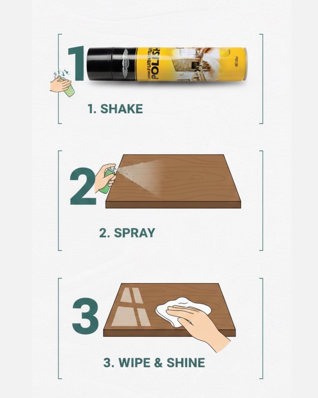 Furniture Polish Spray 650ml – Shine, Protect & Refresh | BOTNY