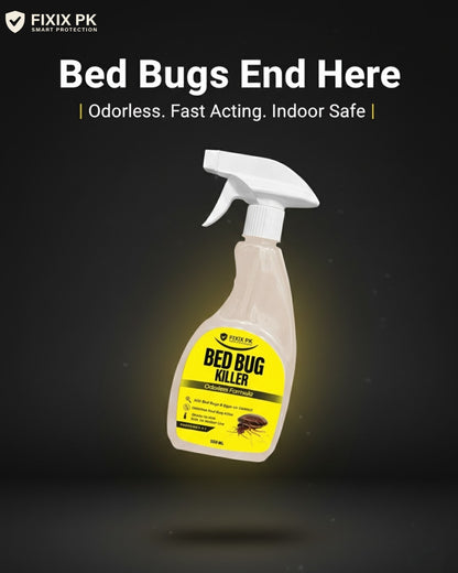 Bed Bug Killer Spray 500ml – Odorless, Kills Bed Bugs & Eggs (Indoor Safe) | FIXIX PK