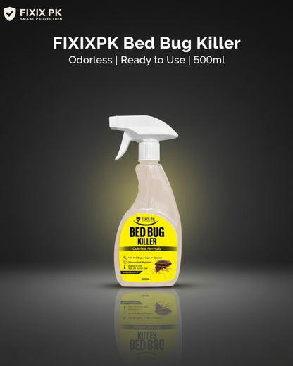 Bed Bug Killer Spray 500ml – Odorless, Kills Bed Bugs & Eggs (Indoor Safe) | FIXIX PK