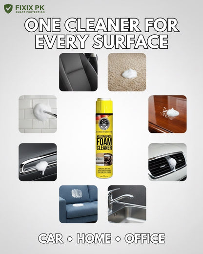 Multipurpose Foam Cleaner 650ml – Car & Home Deep-Clean Spray | THREE GUYS | German Engineered