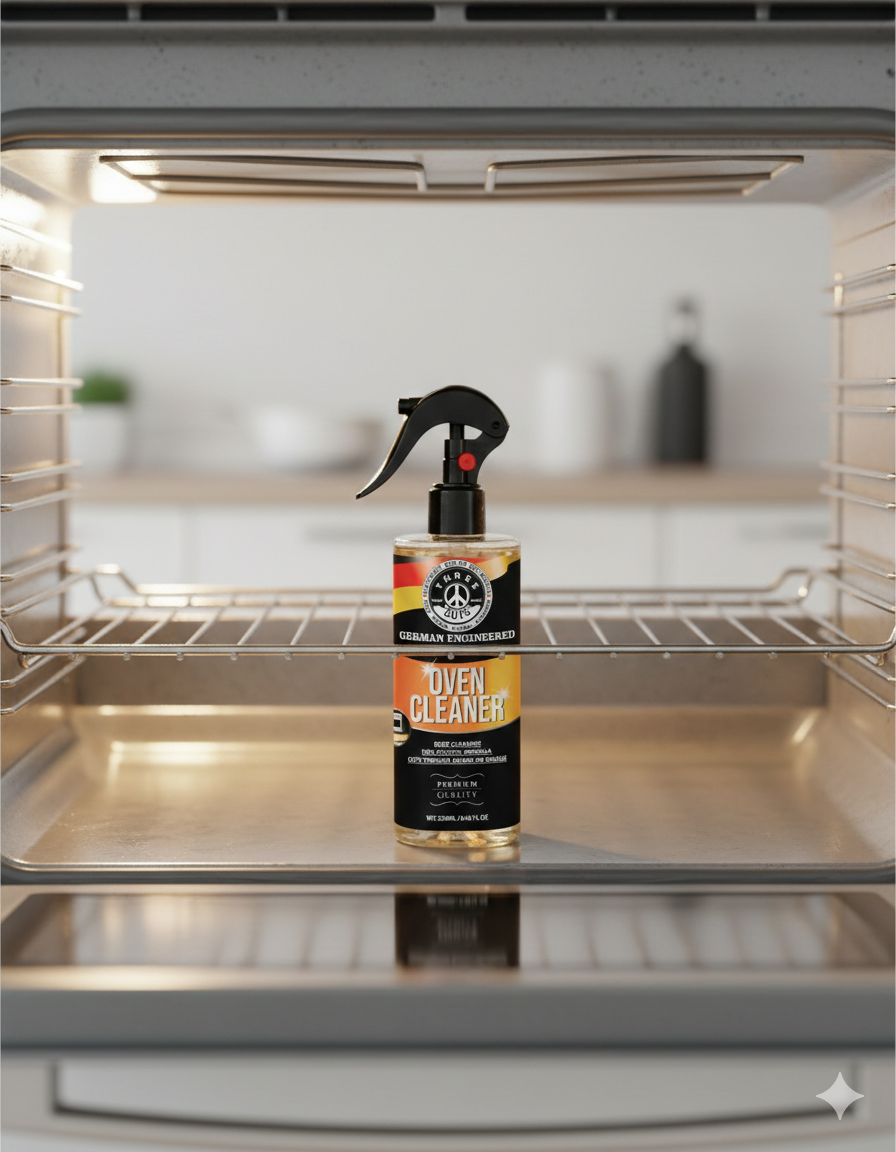 Oven Cleaner – Heavy-Duty Grease & Burnt Stain Remover for Ovens & Grills  | THREE GUYS | German Engineered