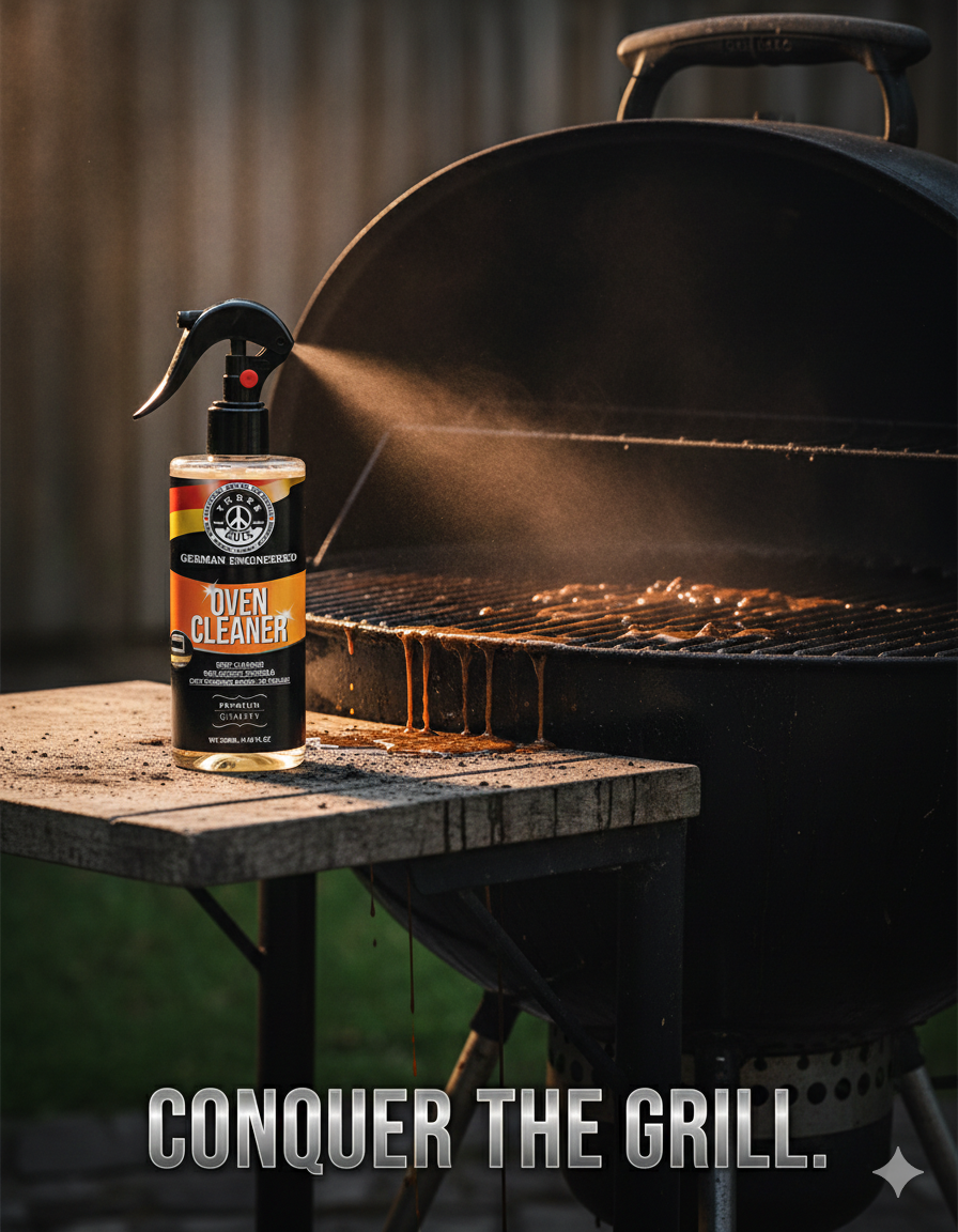Oven Cleaner – Heavy-Duty Grease & Burnt Stain Remover for Ovens & Grills  | THREE GUYS | German Engineered