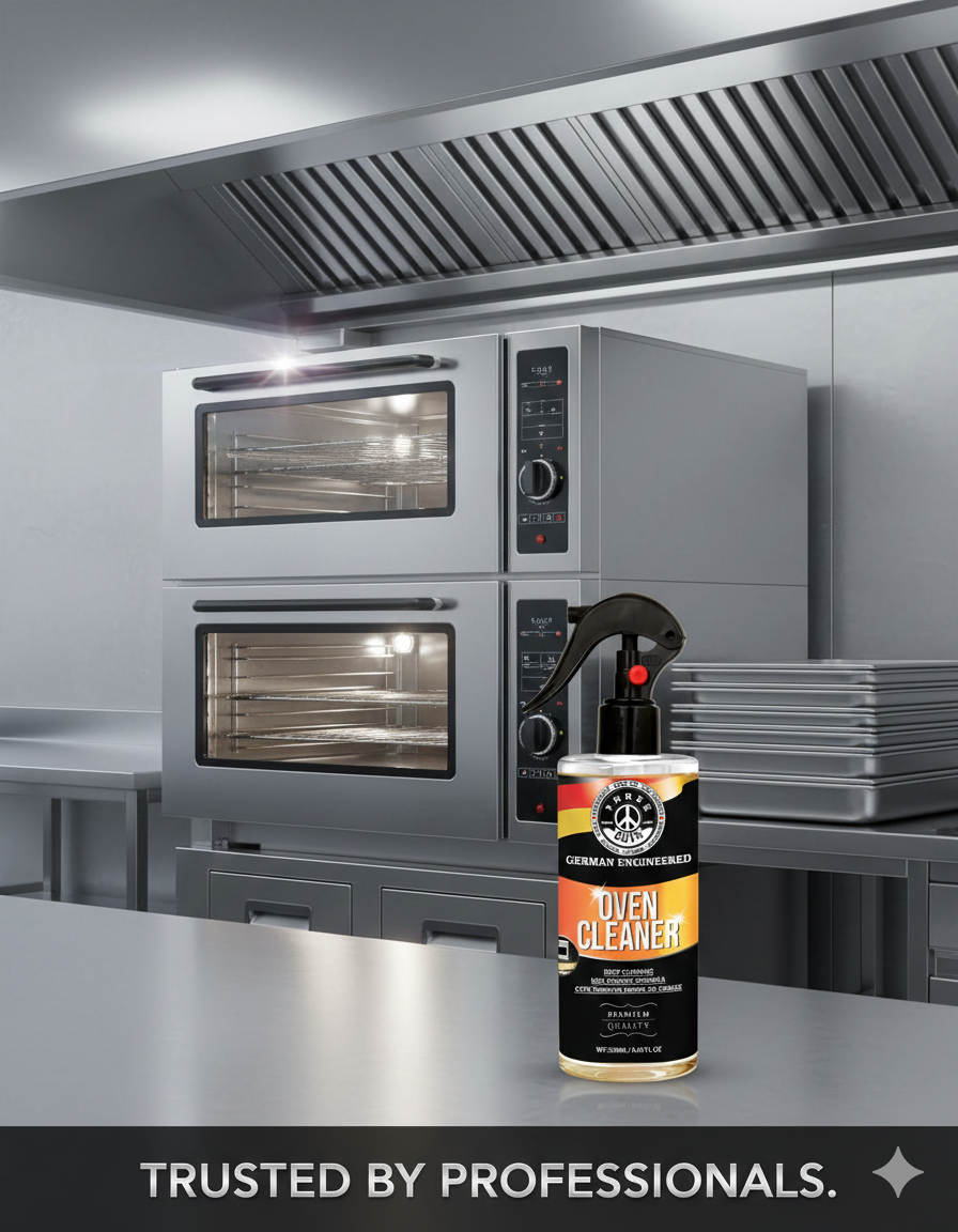 Oven Cleaner – Heavy-Duty Grease & Burnt Stain Remover for Ovens & Grills  | THREE GUYS | German Engineered
