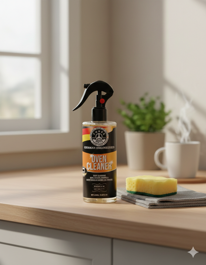 Oven Cleaner – Heavy-Duty Grease & Burnt Stain Remover for Ovens & Grills  | THREE GUYS | German Engineered