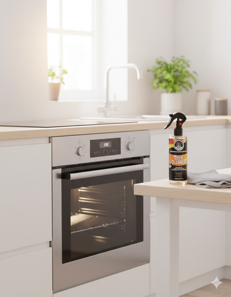 Oven Cleaner – Heavy-Duty Grease & Burnt Stain Remover for Ovens & Grills  | THREE GUYS | German Engineered