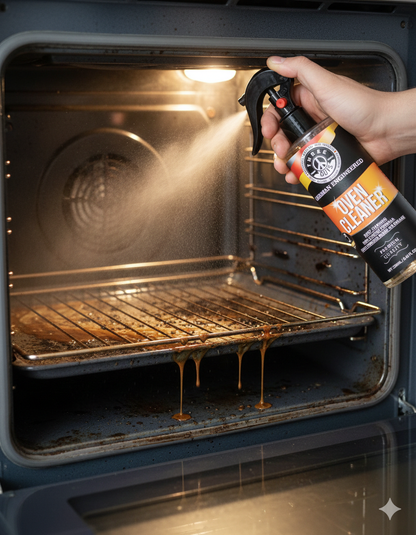 Oven Cleaner – Heavy-Duty Grease & Burnt Stain Remover for Ovens & Grills  | THREE GUYS | German Engineered