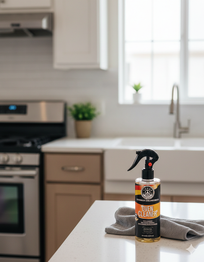 Oven Cleaner – Heavy-Duty Grease & Burnt Stain Remover for Ovens & Grills  | THREE GUYS | German Engineered