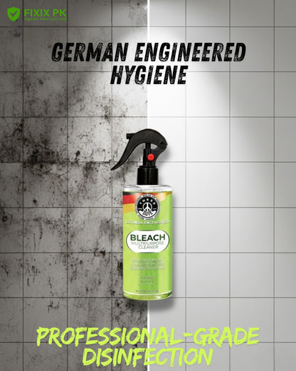 Bleach Multipurpose Cleaner – Powerful Stain, Mold & Germ Removal Formula | THREE GUYS | German Engineered