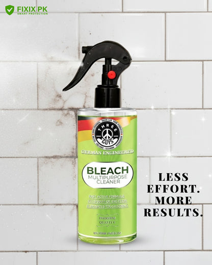 Bleach Multipurpose Cleaner – Powerful Stain, Mold & Germ Removal Formula | THREE GUYS | German Engineered