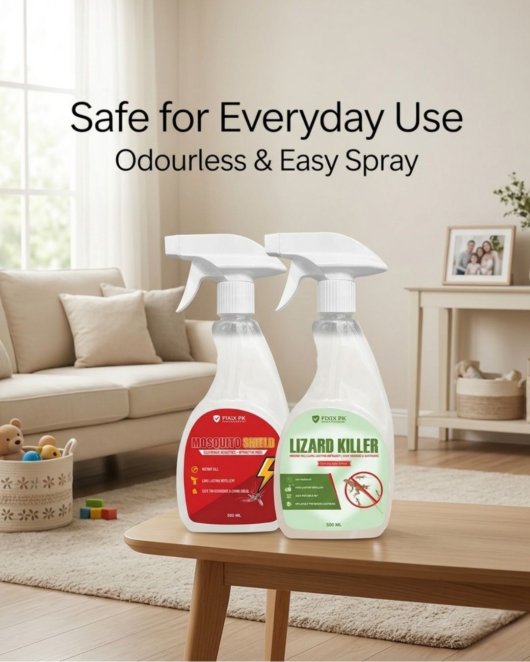 FIXIX PK Advanced Home Pest Control Pack – Complete Indoor Pest Solution