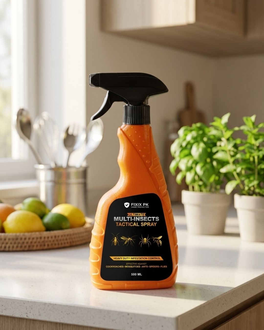 Ultimate Multi‑Insects Tactical Spray – 500ml | FIXIX PK (Kills Cockroaches, Mosquitoes, Ants, Spiders & Flies)