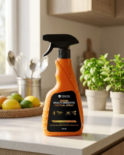 Ultimate Multi‑Insects Tactical Spray – 500ml | FIXIX PK (Kills Cockroaches, Mosquitoes, Ants, Spiders & Flies)