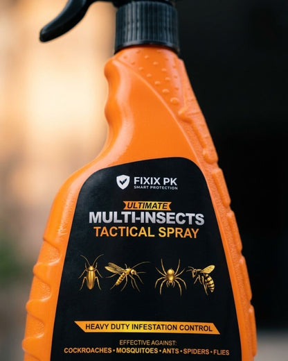Ultimate Multi‑Insects Tactical Spray – 500ml | FIXIX PK (Kills Cockroaches, Mosquitoes, Ants, Spiders & Flies)