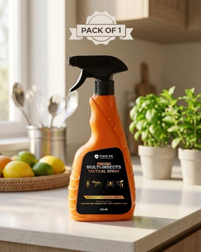 Ultimate Multi‑Insects Tactical Spray – 500ml | FIXIX PK (Kills Cockroaches, Mosquitoes, Ants, Spiders & Flies)