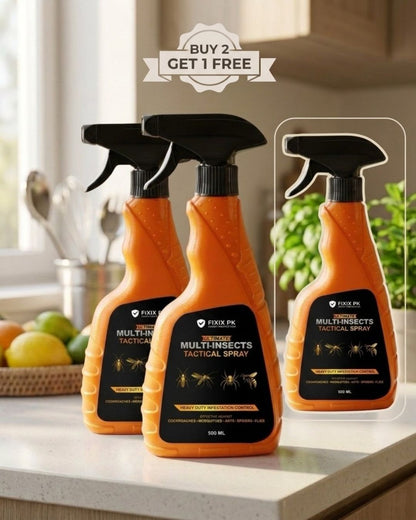 Ultimate Multi‑Insects Tactical Spray – 500ml | FIXIX PK (Kills Cockroaches, Mosquitoes, Ants, Spiders & Flies)