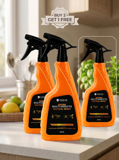 Ultimate Multi‑Insects Tactical Spray – 500ml | FIXIX PK (Kills Cockroaches, Mosquitoes, Ants, Spiders & Flies)