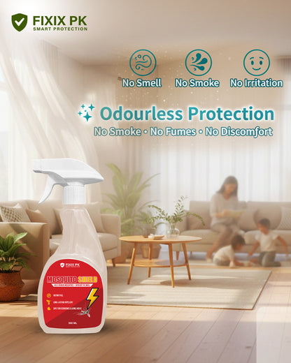 Mosquito Shield – Pakistan’s Professional-Grade Odourless Dengue Mosquito Killer & Repellent | FIXIX PK