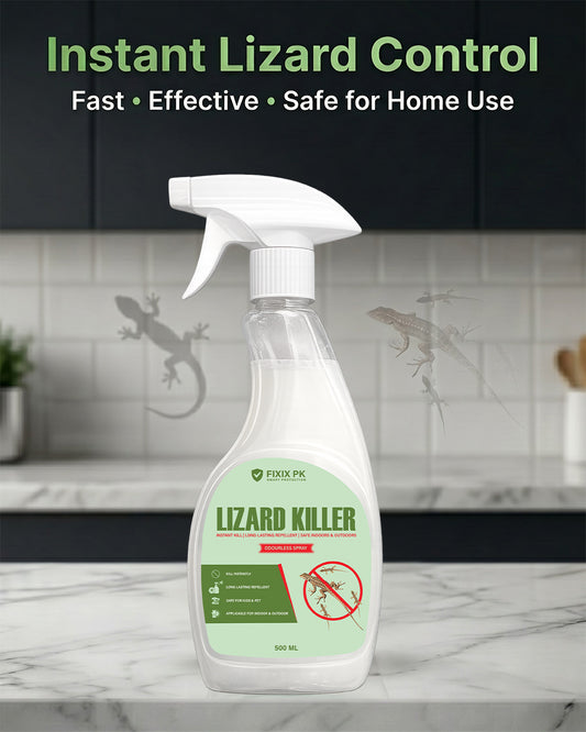 Lizard Killer – Odourless Instant Kill & Long-Lasting Repellent Spray For Indoors & Outdoors | FIXIX PK