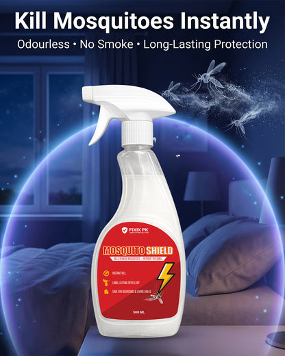 Mosquito Shield – Pakistan’s Professional-Grade Odourless Dengue Mosquito Killer & Repellent | FIXIX PK