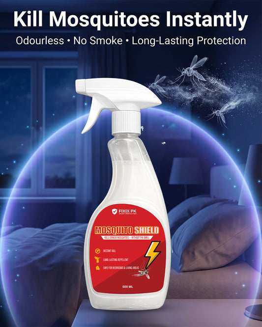 Mosquito Shield – Pakistan’s Professional-Grade Odourless Dengue Mosquito Killer & Repellent | FIXIX PK