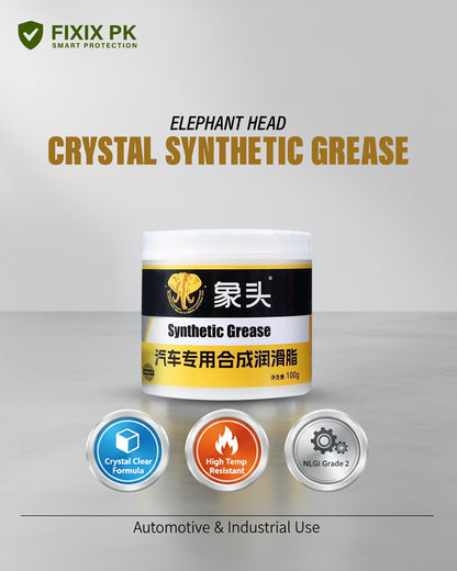 Crystal Synthetic Grease – Transparent High-Performance Lubricant | Elephant Head