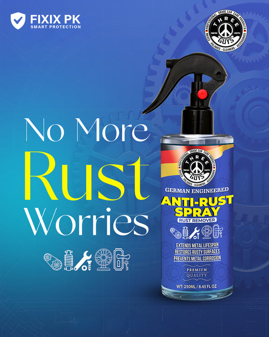 Anti-Rust Spray 250ml – Rust Remover & Corrosion Protector | THREE GUYS | German Engineered