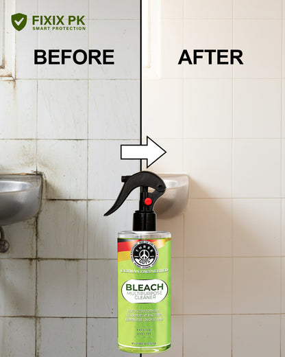 Bleach Multipurpose Cleaner – Powerful Stain, Mold & Germ Removal Formula | THREE GUYS | German Engineered