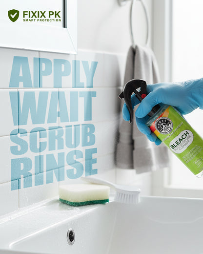 Bleach Multipurpose Cleaner – Powerful Stain, Mold & Germ Removal Formula | THREE GUYS | German Engineered