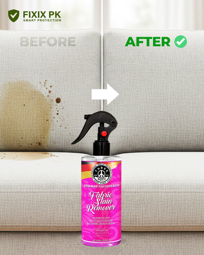 Fabric & Upholstery Stain Remover | Odor Eliminator & No-Residue Cleaner for Carpets, Sofas & Car Seats | THREE GUYS | German Engineered