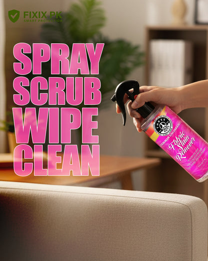 Fabric & Upholstery Stain Remover | Odor Eliminator & No-Residue Cleaner for Carpets, Sofas & Car Seats | THREE GUYS | German Engineered