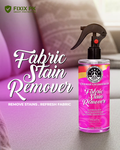 Fabric & Upholstery Stain Remover | Odor Eliminator & No-Residue Cleaner for Carpets, Sofas & Car Seats | THREE GUYS | German Engineered