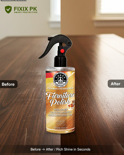 Furniture Polish Spray – Shine, Protect & Revive Wood Surfaces | THREE GUYS | German Engineered