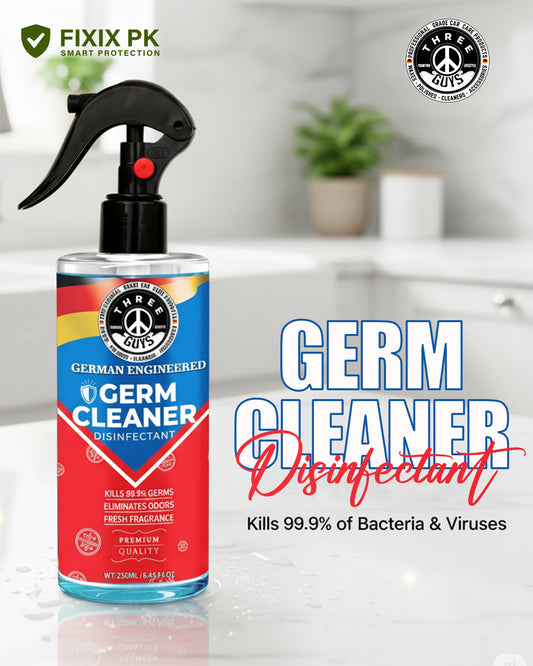 Germ Cleaner Disinfectant – Antibacterial Surface Sanitizer for Home & Office | THREE GUYS | German Engineered
