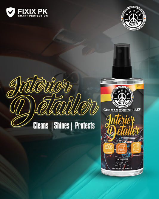 Interior Detailer 250ml – Clean. Refresh. Protect | THREE GUYS | German Engineered