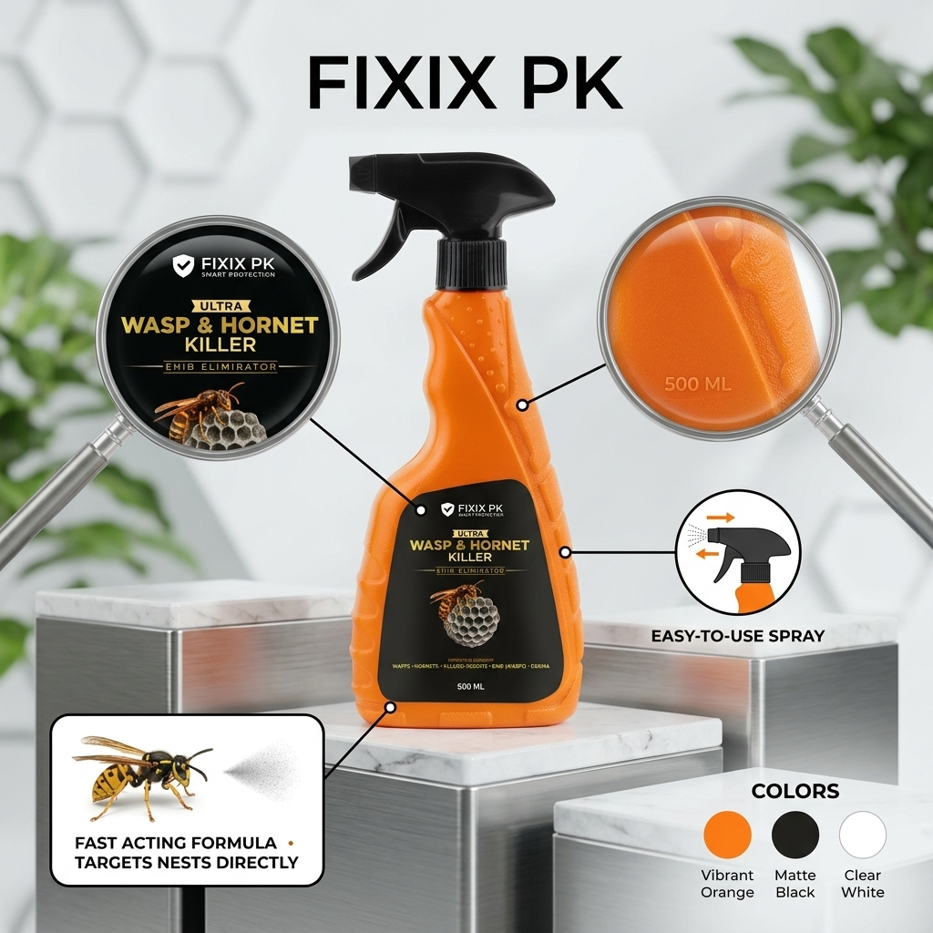 Ultra Wasp & Hornet Killer Spray – 500ml | FIXIX PK (Bhir Eliminator – Precision Jet Spray)