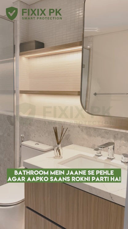 FIXIX PK Toilet Odour Shield – Fresh Air | Before You Go Toilet Spray | Traps Odours Before They Escape